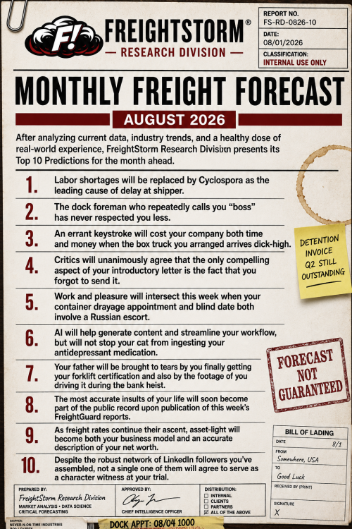 August Forecast